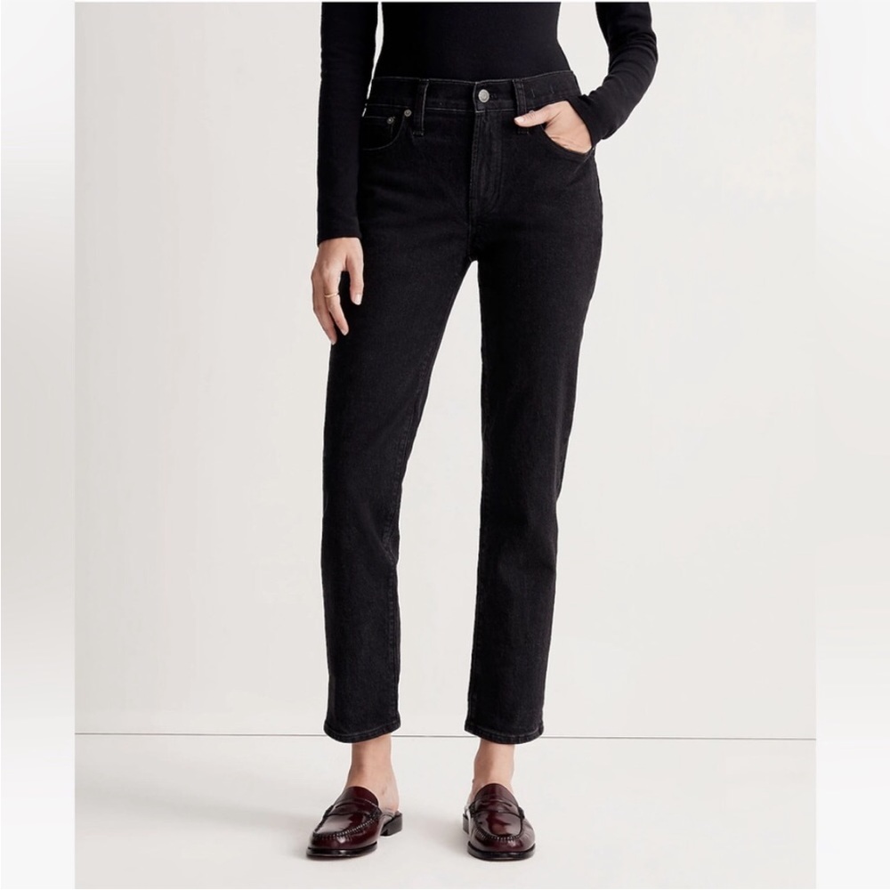 Madewell the mid-rise perfect vintage jean pants black size 24